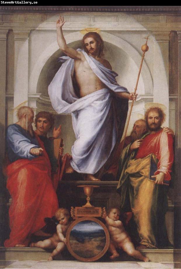 BARTOLOMEO, Fra Christ with the Four Evangelists